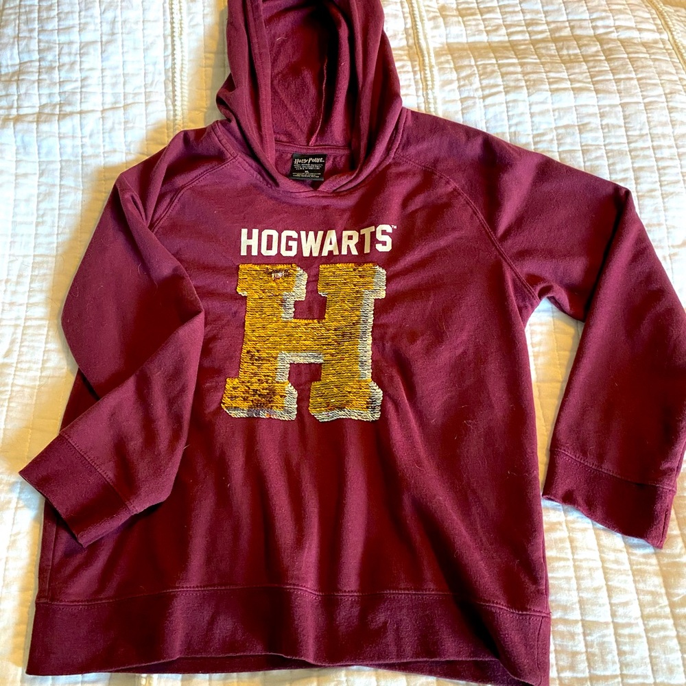 Harry Potter Hogwarts Hoodie Sequin Flip